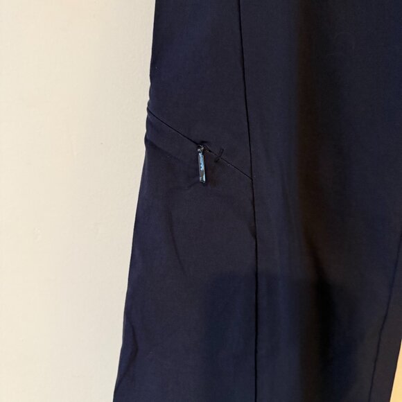 Athleta Wide Leg Pants Navy Blue Size 4 - Picture 4 of 8